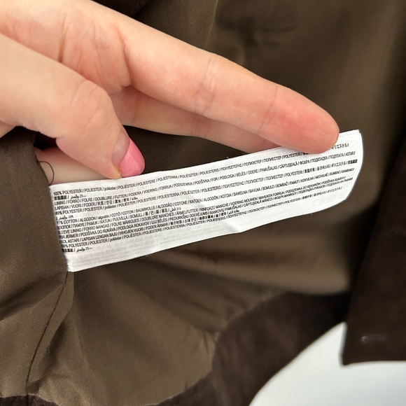 Mango Men's Brown Faux Suede Jacket - Picture 7 of 7